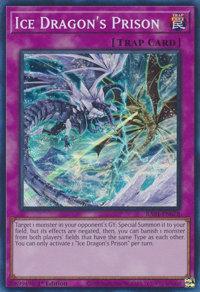 Image for Ice Dragon's Prison (RA01-EN078) (RA01) - YuGiOh