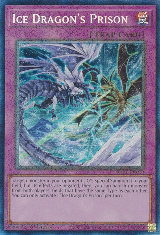 Image for Ice Dragon's Prison (PCR) (RA01-EN078) (RA01) - YuGiOh