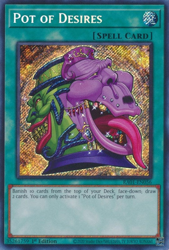 Image for Pot of Desires (Secret Rare) (RA01-EN056) (RA01) - YuGiOh