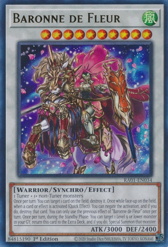 Image for Baronne de Fleur (UR) (RA01-EN034) (RA01) - YuGiOh