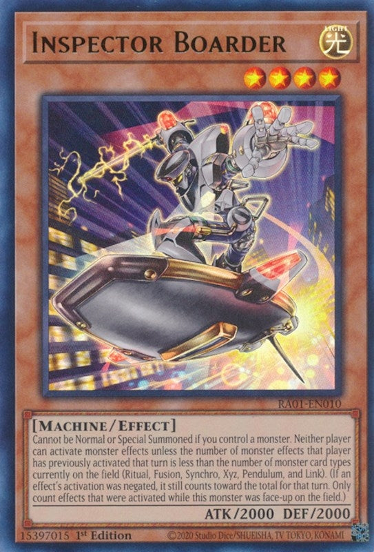 Image for Inspector Boarder (UR) (RA01-EN010) (RA01) - YuGiOh