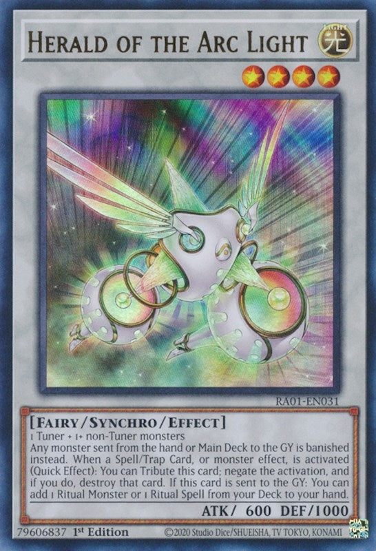 Image for Herald of the Arc Light (UR) (RA01-EN031) (RA01) - YuGiOh