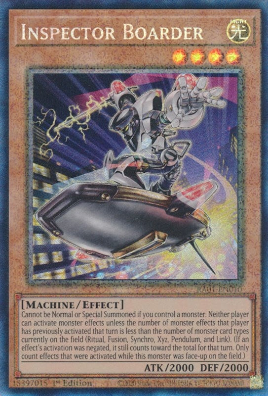 Image for Inspector Boarder (PCR) (RA01-EN010) (RA01) - YuGiOh