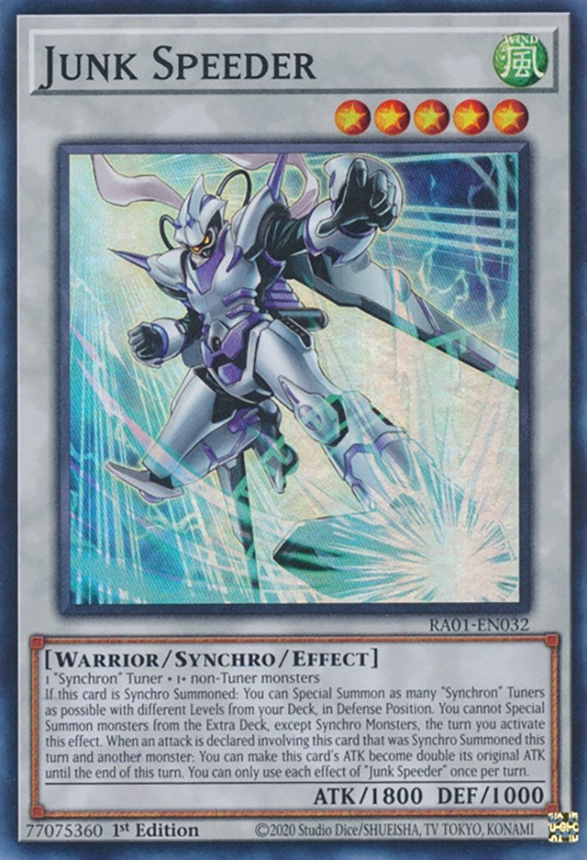 Image for Junk Speeder (RA01-EN032) (RA01) - YuGiOh