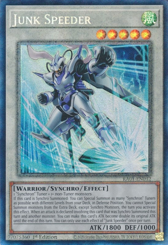 Image for Junk Speeder (PCR) (RA01-EN032) (RA01) - YuGiOh