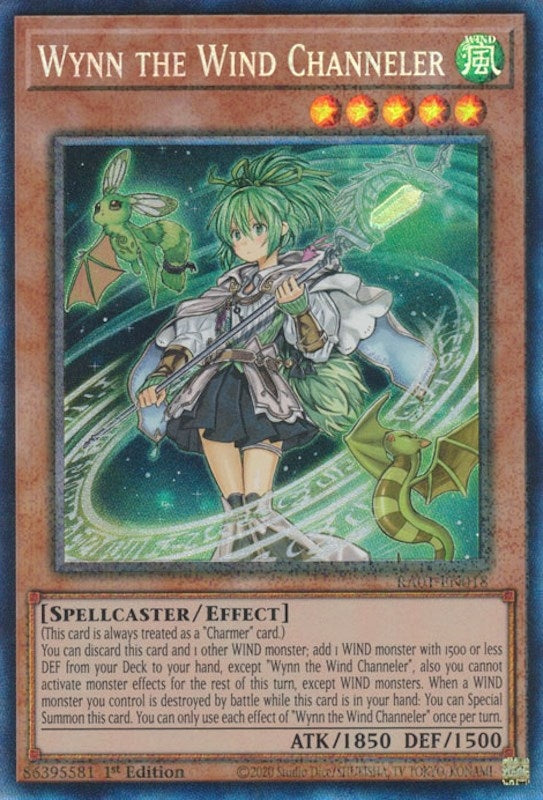 Image for Wynn the Wind Channeler (PCR) (RA01-EN018) (RA01) - YuGiOh