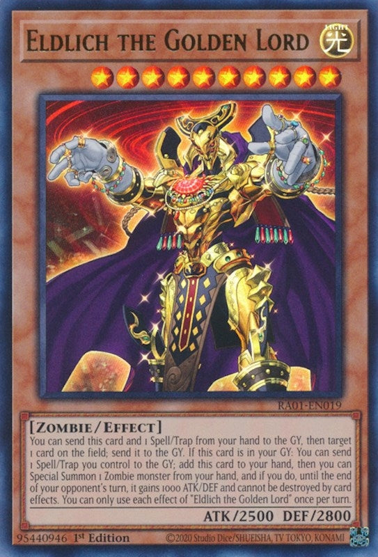 Image for Eldlich the Golden Lord (UR) (RA01-EN019) (RA01) - YuGiOh