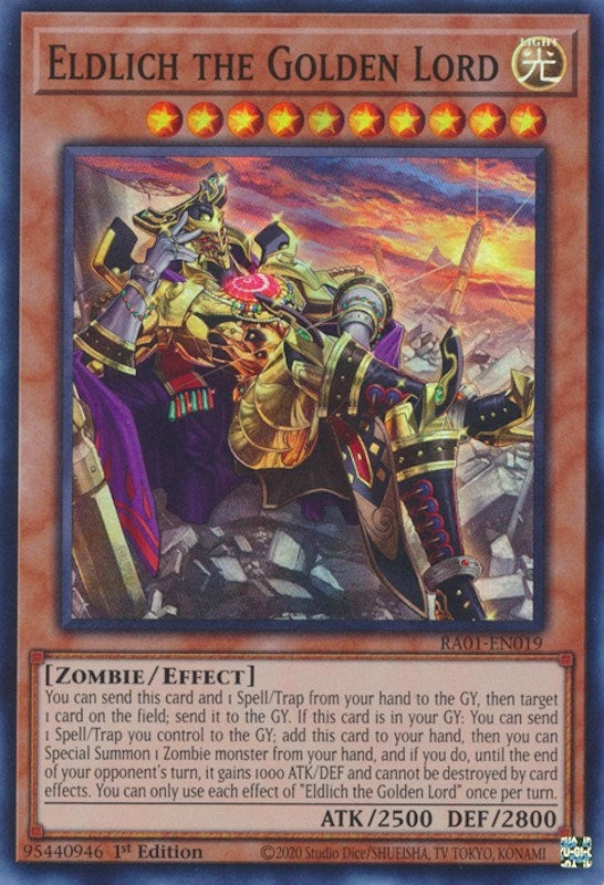 Image for Eldlich the Golden Lord (Alternate Art) (RA01-EN019) (RA01) - YuGiOh