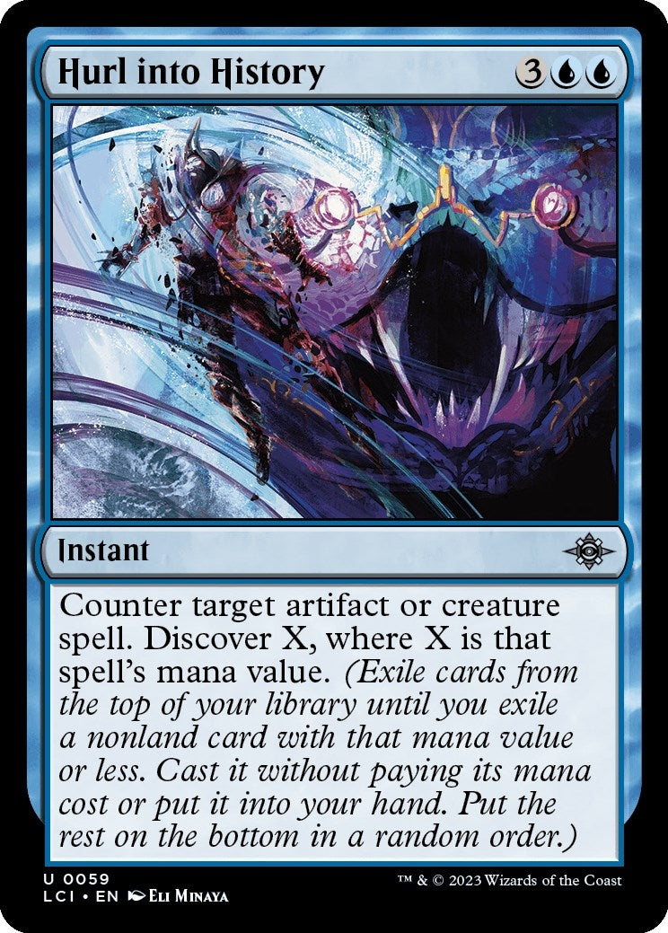 Image for Hurl into History (59) (The Lost Caverns of Ixalan) - Magic: The Gathering