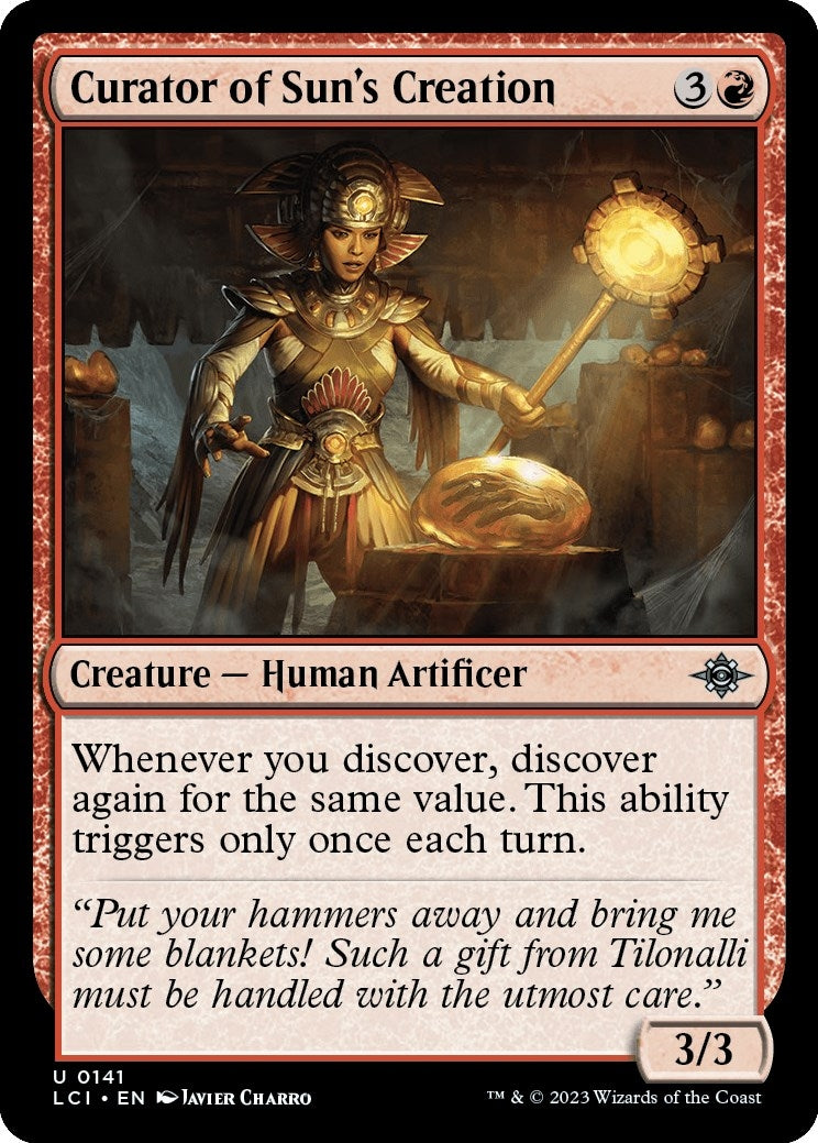 Image for Curator of Sun's Creation (141) (The Lost Caverns of Ixalan) - Magic: The Gathering