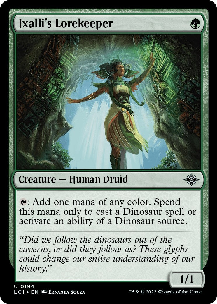 Image for Ixalli's Lorekeeper (194) (The Lost Caverns of Ixalan) - Magic: The Gathering