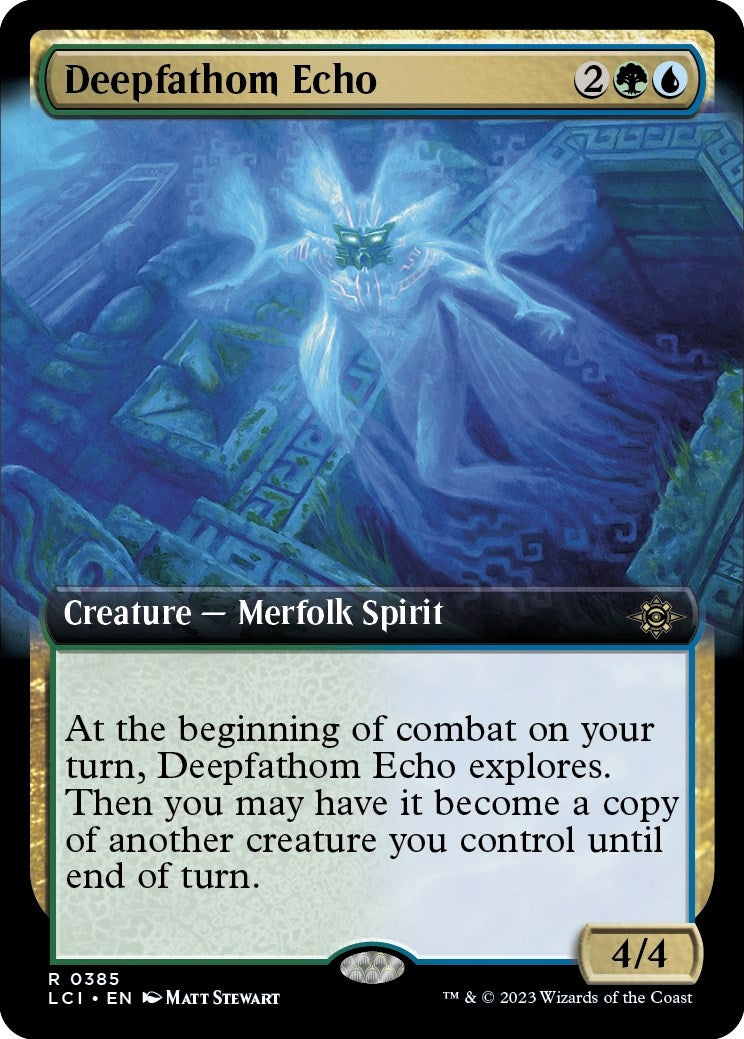 Image for Deepfathom Echo (Extended Art) (385) (The Lost Caverns of Ixalan) - Magic: The Gathering