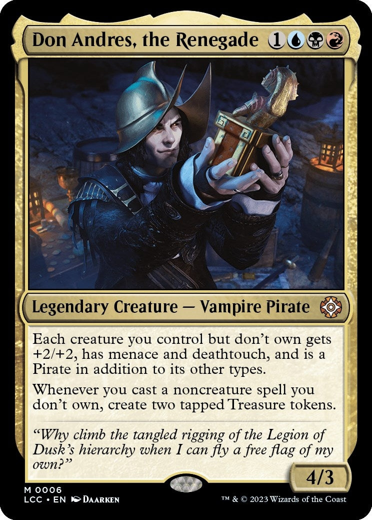 Image for Don Andres, the Renegade (6) (The Lost Caverns of Ixalan) - Magic: The Gathering