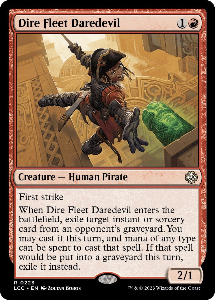 Image for Dire Fleet Daredevil (223) (The Lost Caverns of Ixalan) - Magic: The Gathering