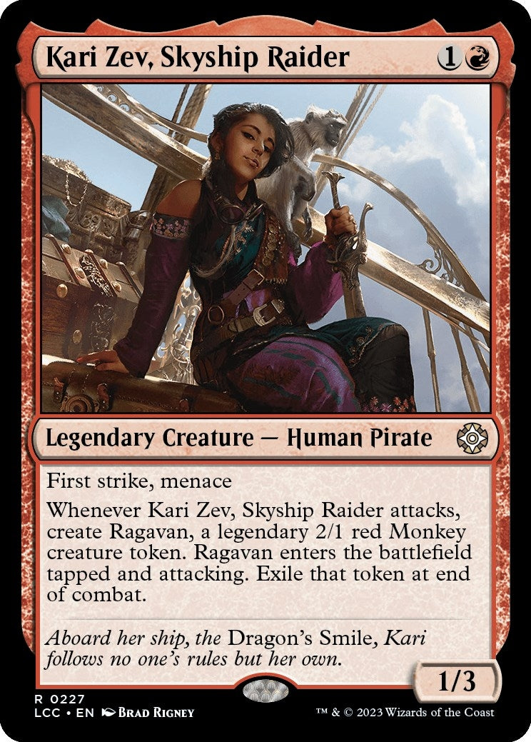 Image for Kari Zev, Skyship Raider (227) (The Lost Caverns of Ixalan) - Magic: The Gathering