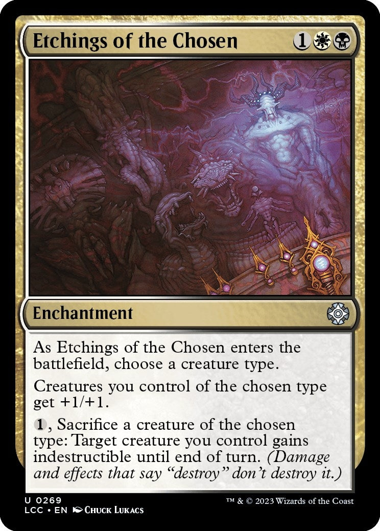 Image for Etchings of the Chosen (269) (The Lost Caverns of Ixalan) - Magic: The Gathering