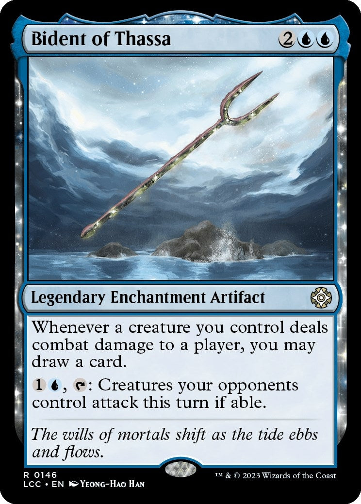 Image for Bident of Thassa (146) (The Lost Caverns of Ixalan) - Magic: The Gathering