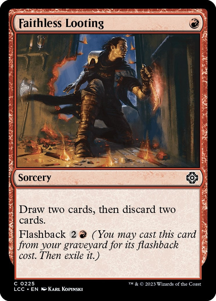 Image for Faithless Looting (225) (The Lost Caverns of Ixalan) - Magic: The Gathering