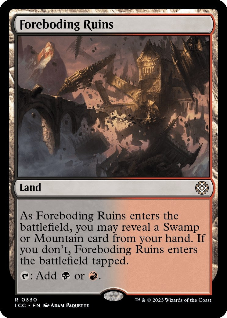 Image for Foreboding Ruins (330) (The Lost Caverns of Ixalan) - Magic: The Gathering