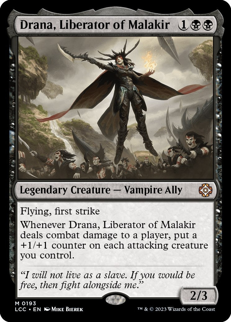 Image for Drana, Liberator of Malakir (193) (The Lost Caverns of Ixalan) - Magic: The Gathering