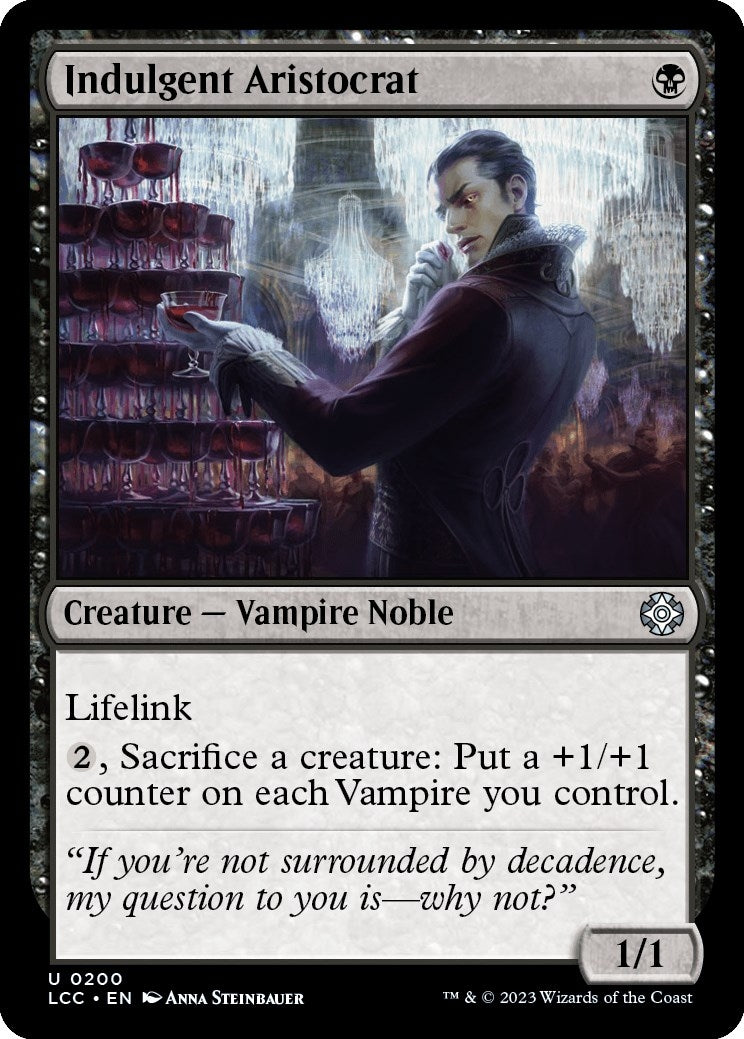 Image for Indulgent Aristocrat (200) (The Lost Caverns of Ixalan) - Magic: The Gathering