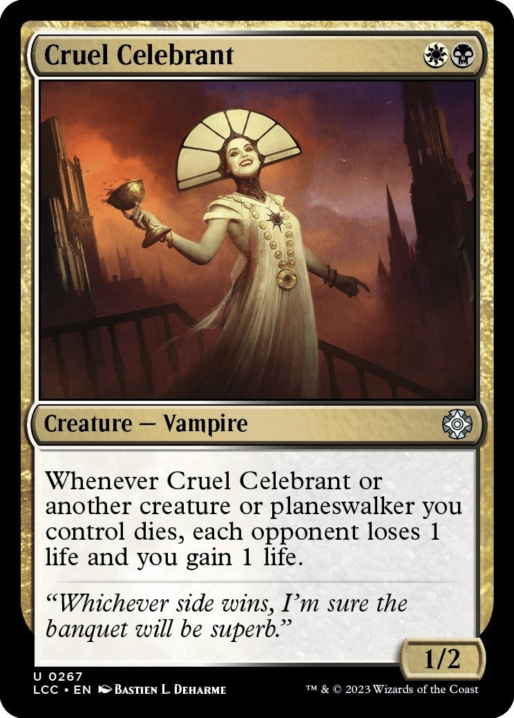 Image for Cruel Celebrant (267) (The Lost Caverns of Ixalan) - Magic: The Gathering