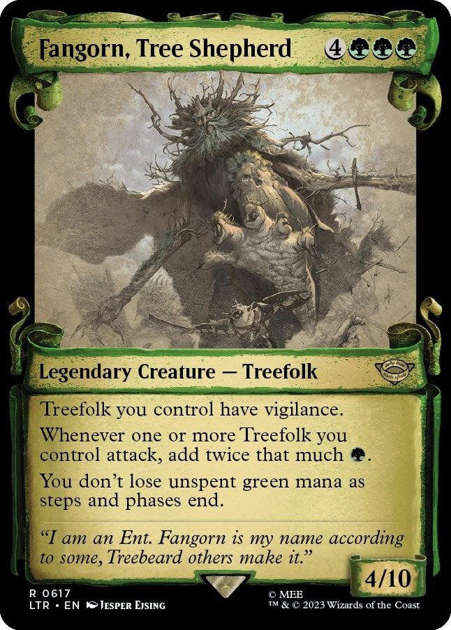 Image for Fangorn, Tree Shepherd (Showcase Scrolls) (617) (Universes Beyond: The Lord of the Rings: Tales of Middle-earth) - Magic: The Gathering
