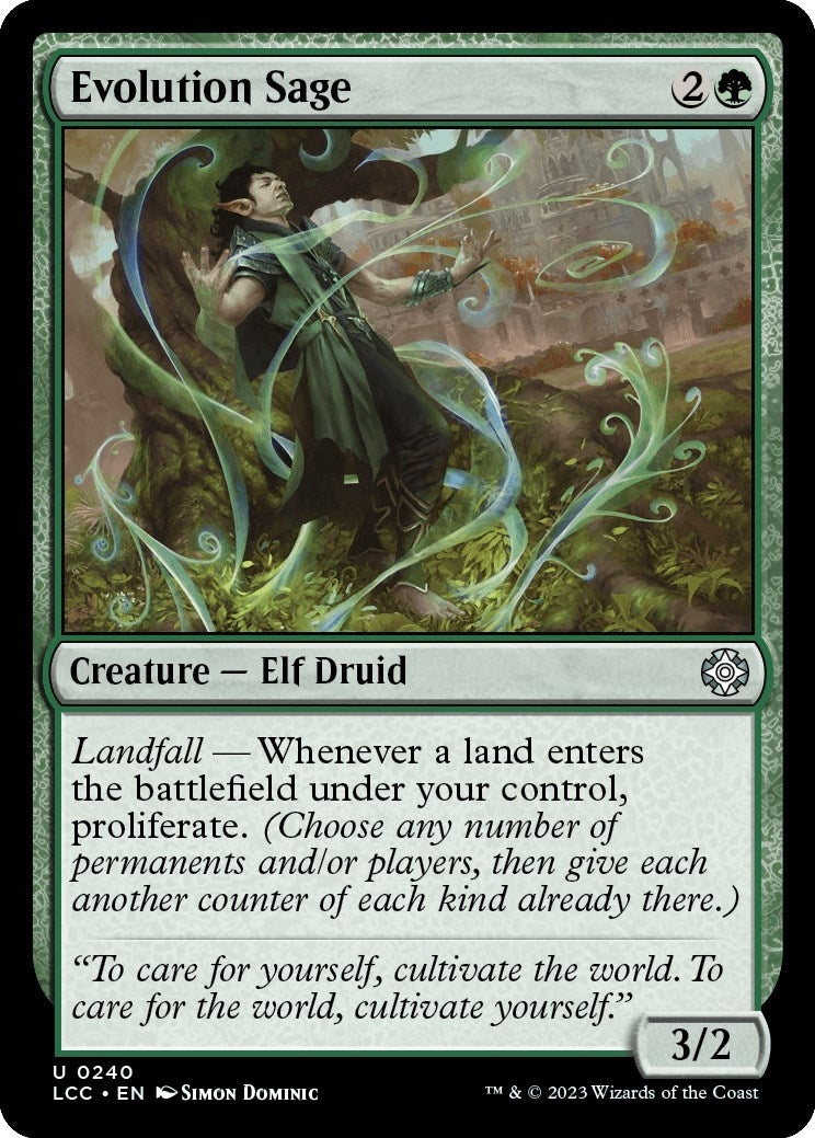 Image for Evolution Sage (240) (The Lost Caverns of Ixalan) - Magic: The Gathering