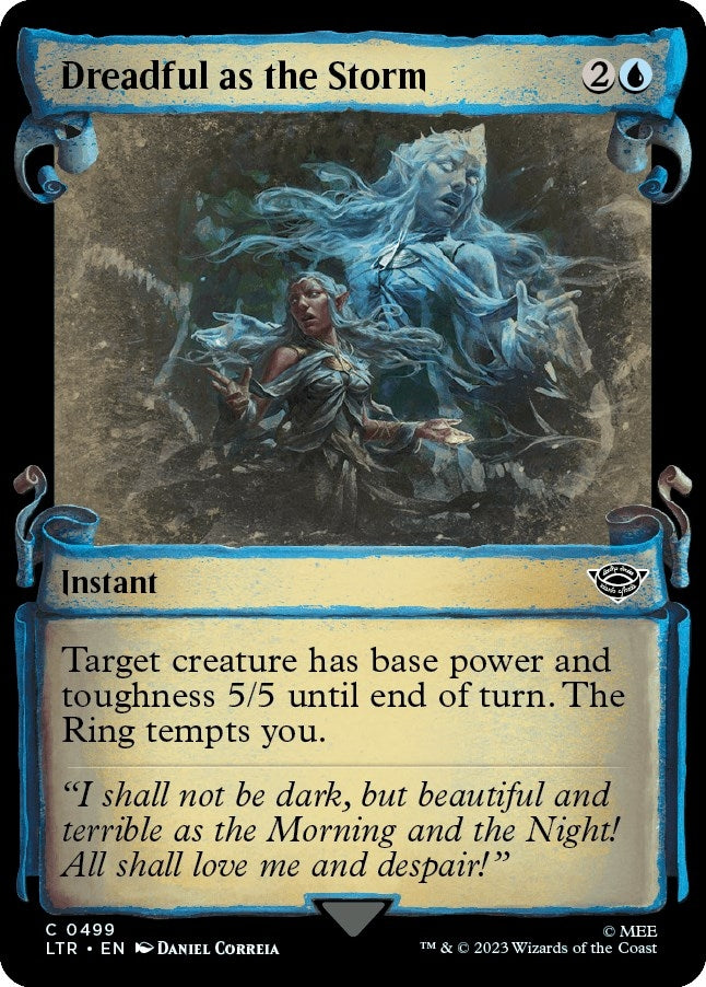 Image for Dreadful as the Storm (Showcase Scrolls) (499) (Universes Beyond: The Lord of the Rings: Tales of Middle-earth) - Magic: The Gathering