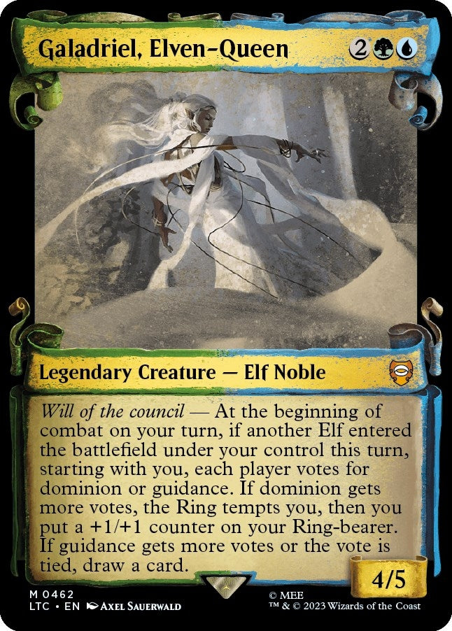 Image for Galadriel, Elven-Queen (Showcase Scrolls) (462) (The Lord of the Rings: Tales of Middle-earth) - Magic: The Gathering