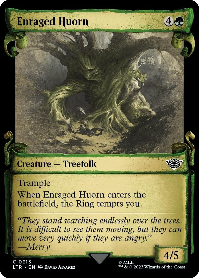 Image for Enraged Huorn (Showcase Scrolls) (613) (Universes Beyond: The Lord of the Rings: Tales of Middle-earth) - Magic: The Gathering