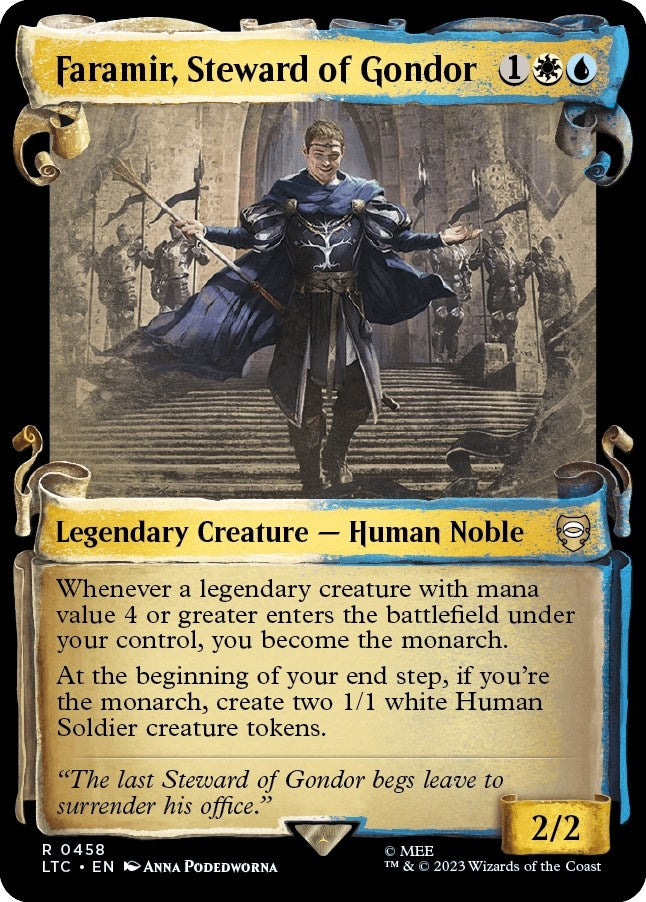 Image for Faramir, Steward of Gondor (Showcase Scrolls) (458) (The Lord of the Rings: Tales of Middle-earth) - Magic: The Gathering