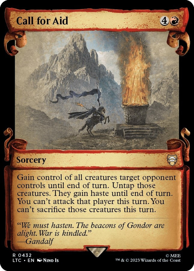 Image for Call for Aid (Showcase Scrolls) (432) (The Lord of the Rings: Tales of Middle-earth) - Magic: The Gathering