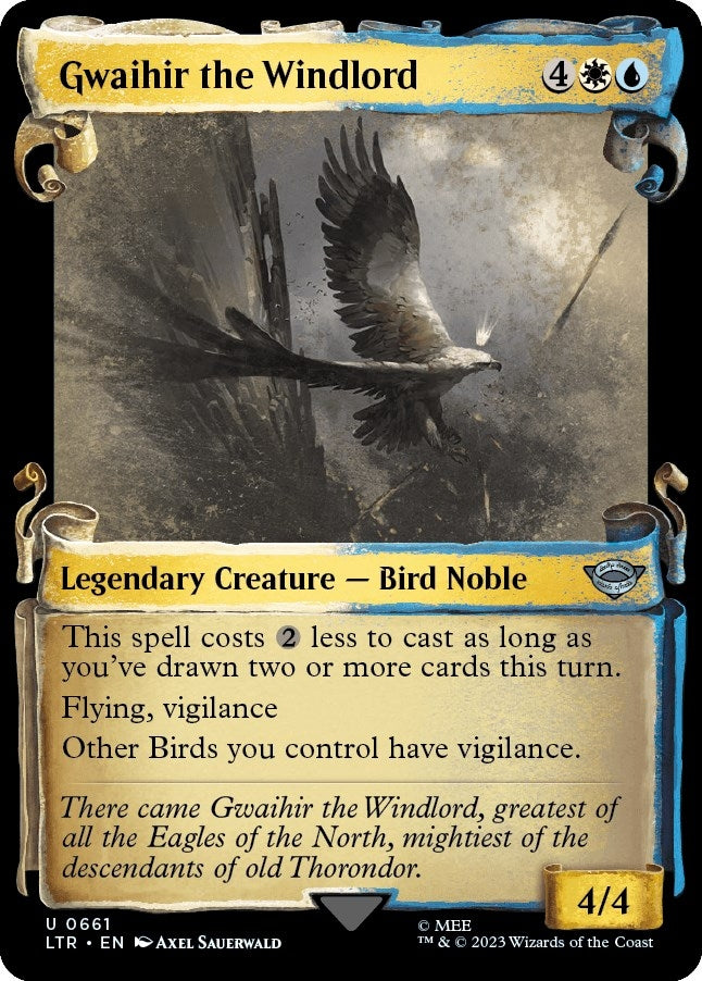 Image for Gwaihir the Windlord (Showcase Scrolls) (661) (Universes Beyond: The Lord of the Rings: Tales of Middle-earth) - Magic: The Gathering