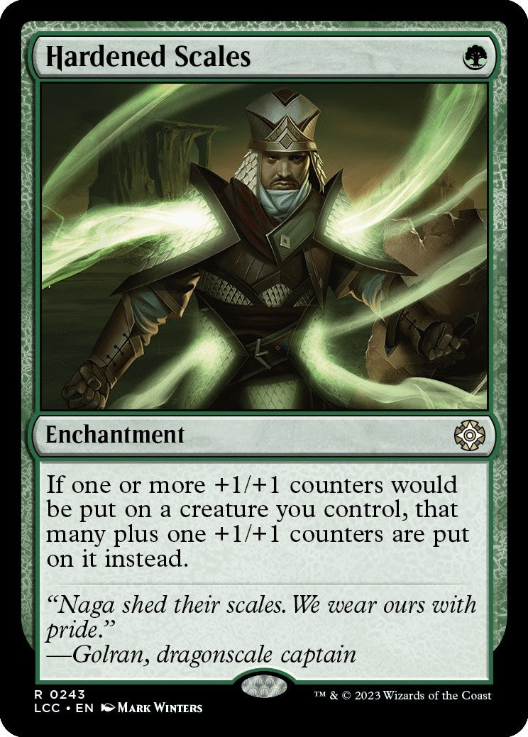 Image for Hardened Scales (243) (The Lost Caverns of Ixalan) - Magic: The Gathering