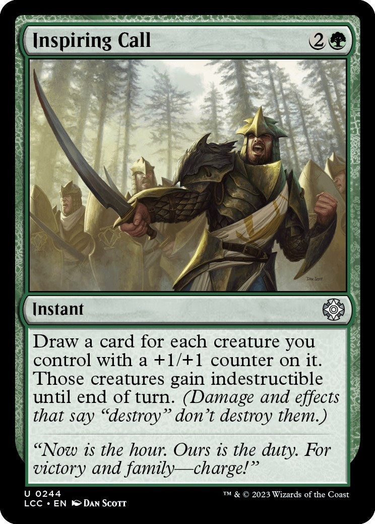 Image for Inspiring Call (244) (The Lost Caverns of Ixalan) - Magic: The Gathering