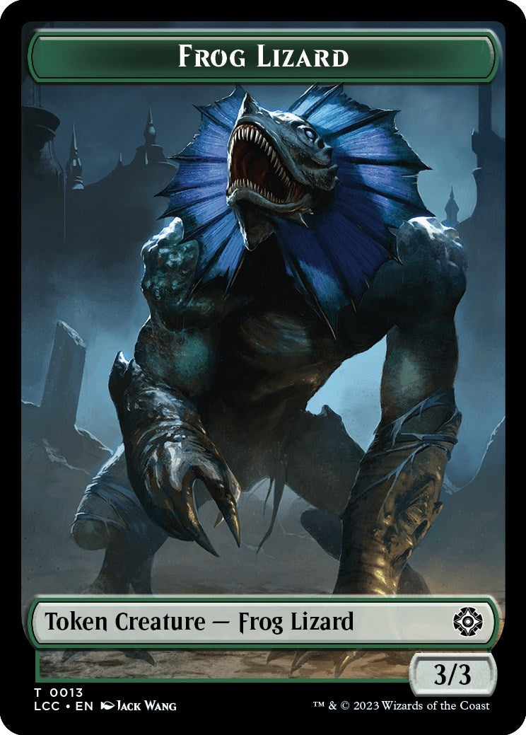 Image for Frog Lizard // Merfolk (0003) Double-Sided Token (13 // 3) (The Lost Caverns of Ixalan) - Magic: The Gathering