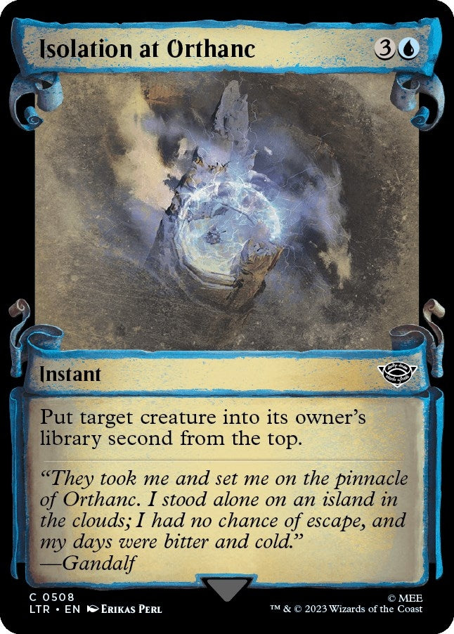 Image for Isolation at Orthanc (Showcase Scrolls) (508) (Universes Beyond: The Lord of the Rings: Tales of Middle-earth) - Magic: The Gathering