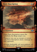 Image for Fiery Inscription (Showcase Scrolls) (577) (Universes Beyond: The Lord of the Rings: Tales of Middle-earth) - Magic: The Gathering