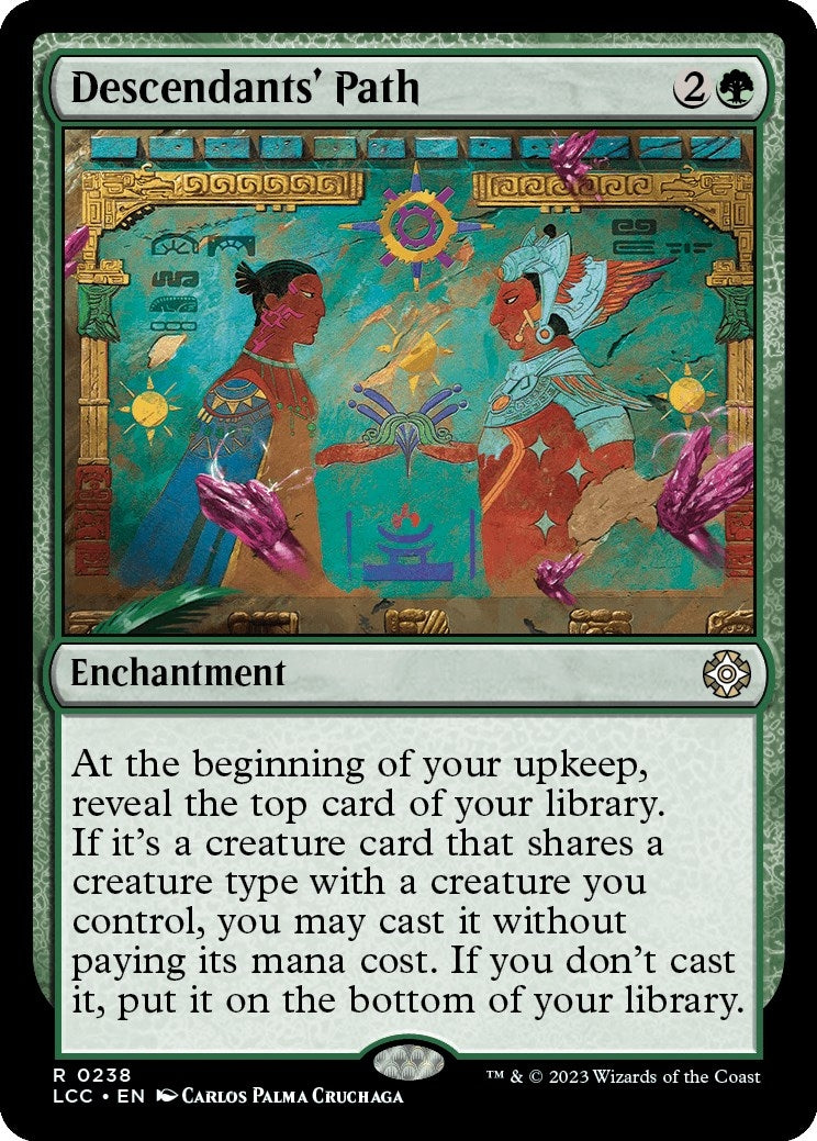 Image for Descendants' Path (238) (The Lost Caverns of Ixalan) - Magic: The Gathering