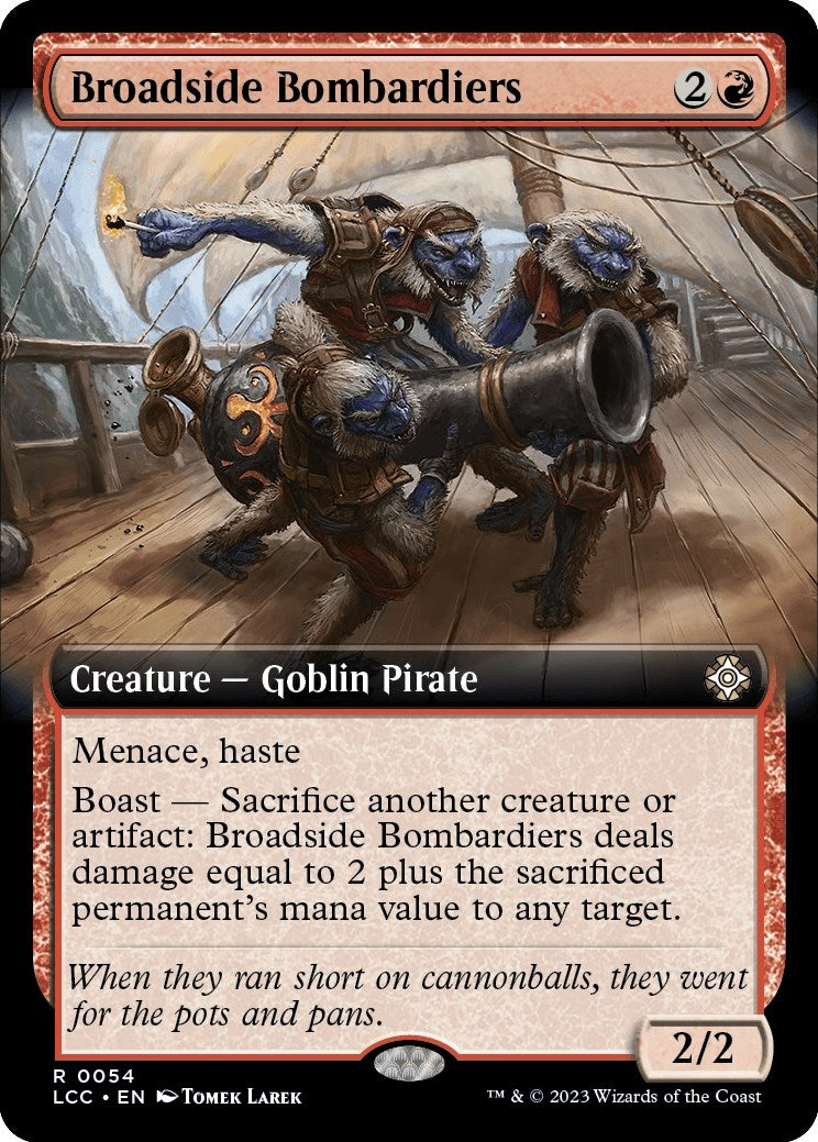 Image for Broadside Bombardiers (Extended Art) (54) (The Lost Caverns of Ixalan) - Magic: The Gathering
