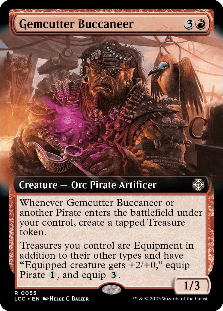 Image for Gemcutter Buccaneer (Extended Art) (55) (The Lost Caverns of Ixalan) - Magic: The Gathering