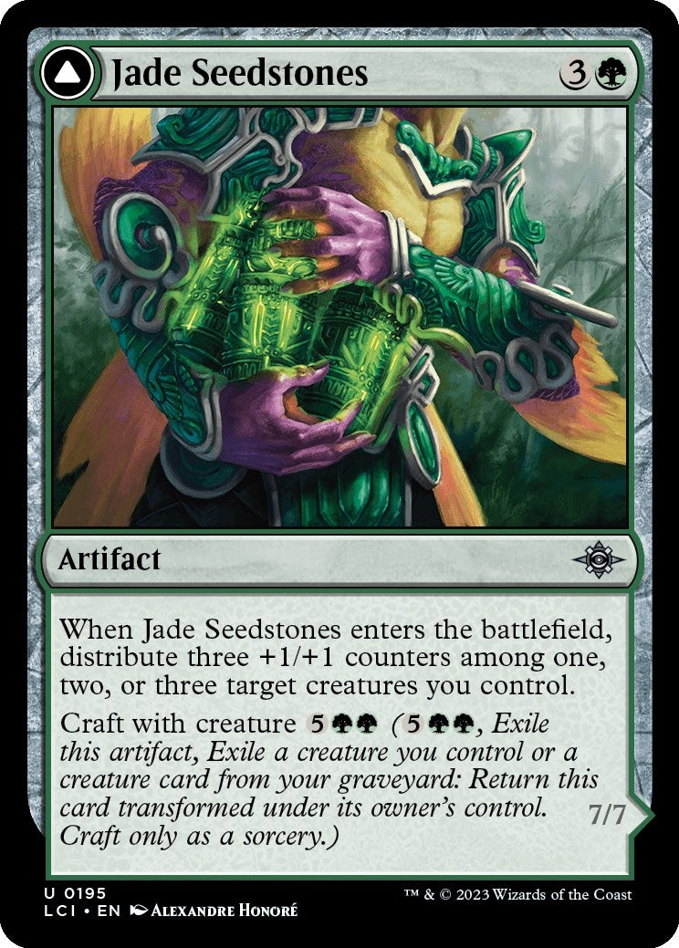 Image for Jade Seedstones (195) (The Lost Caverns of Ixalan) - Magic: The Gathering