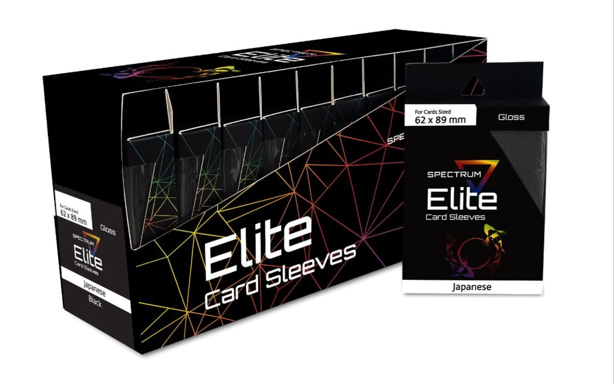 Image for BCW Elite2 Deck Guards - Glossy Small - Shelf Display (Black) - Card Sleeves