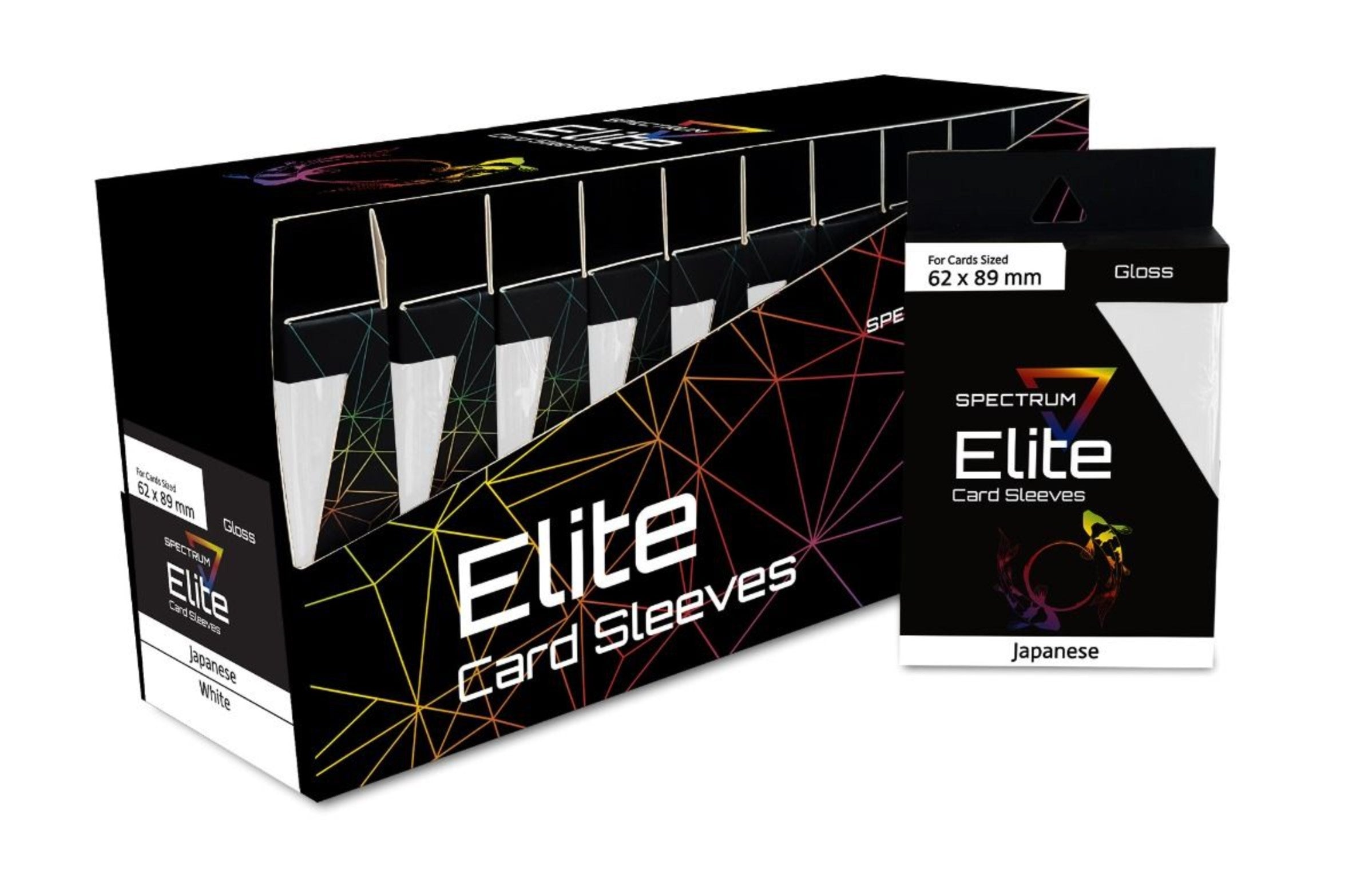 Image for BCW Elite2 Deck Guards - Glossy Small - Shelf Display (White) - Card Sleeves