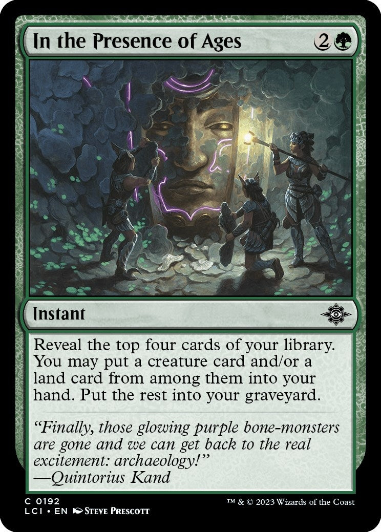Image for In the Presence of Ages (192) (The Lost Caverns of Ixalan) - Magic: The Gathering
