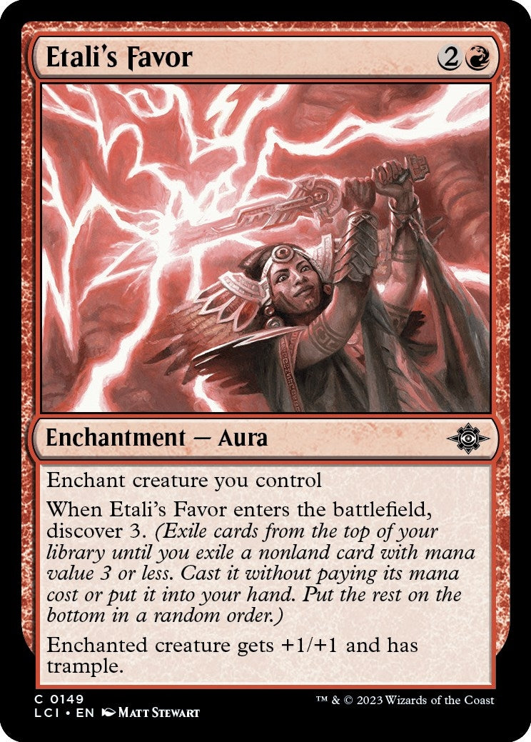 Image for Etali's Favor (149) (The Lost Caverns of Ixalan) - Magic: The Gathering