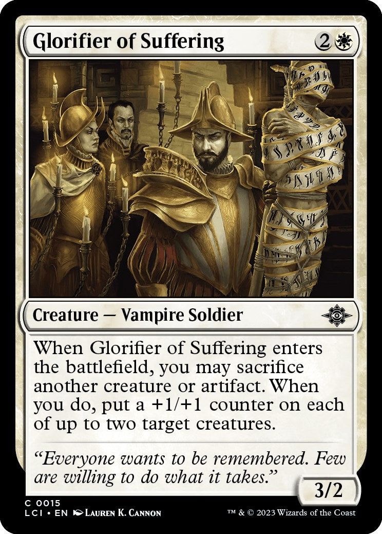 Image for Glorifier of Suffering (15) (The Lost Caverns of Ixalan) - Magic: The Gathering