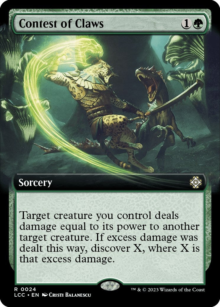Image for Contest of Claws (Extended Art) (24) (The Lost Caverns of Ixalan) - Magic: The Gathering