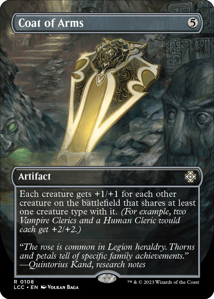 Image for Coat of Arms (Borderless) (108) (The Lost Caverns of Ixalan) - Magic: The Gathering